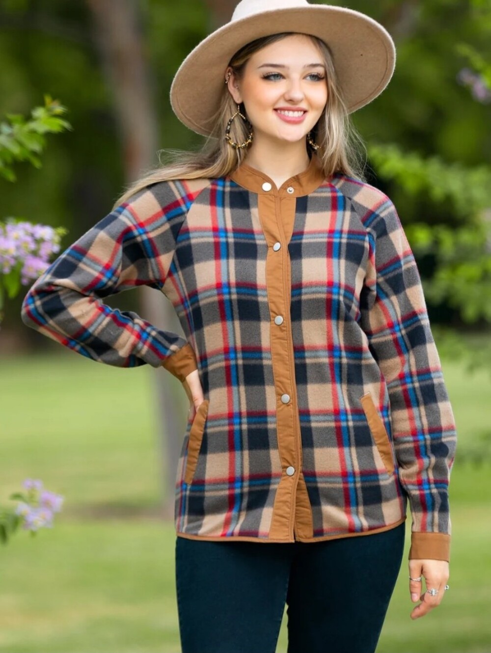 Nwt Soft Fall Plaid Jacket. Multiple Sizes
